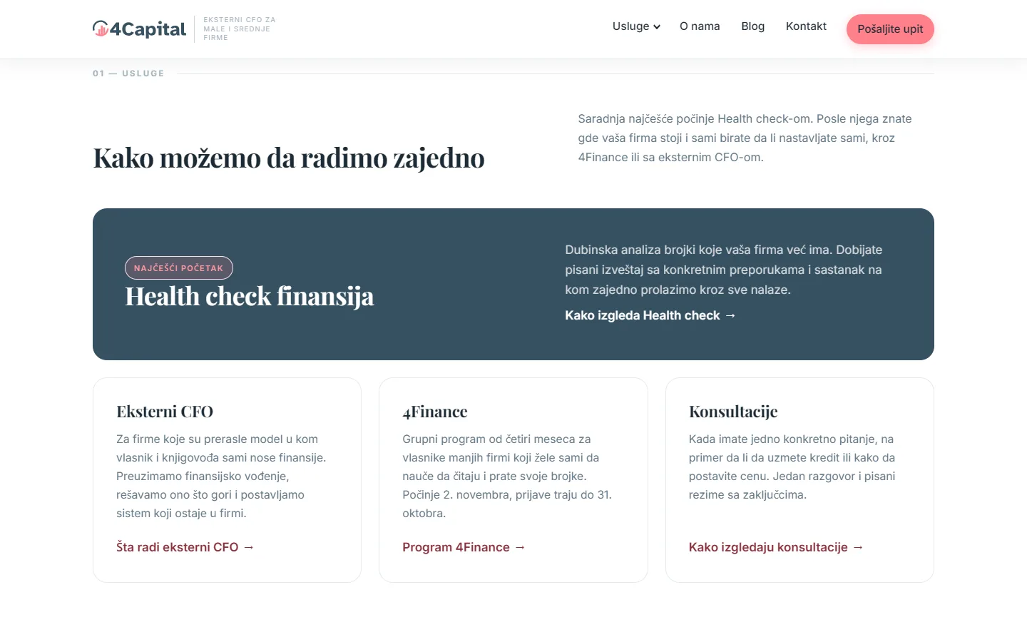 Jedan jasan prvi korak — 4Capital